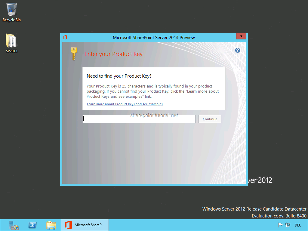 install sharepoint 2013 - step by step